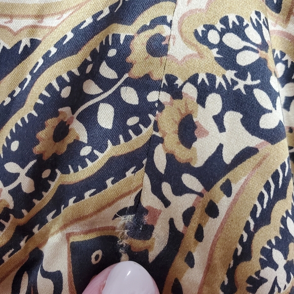 Spenser Evening peplum 100% silk top size 12 - Picture 4 of 7